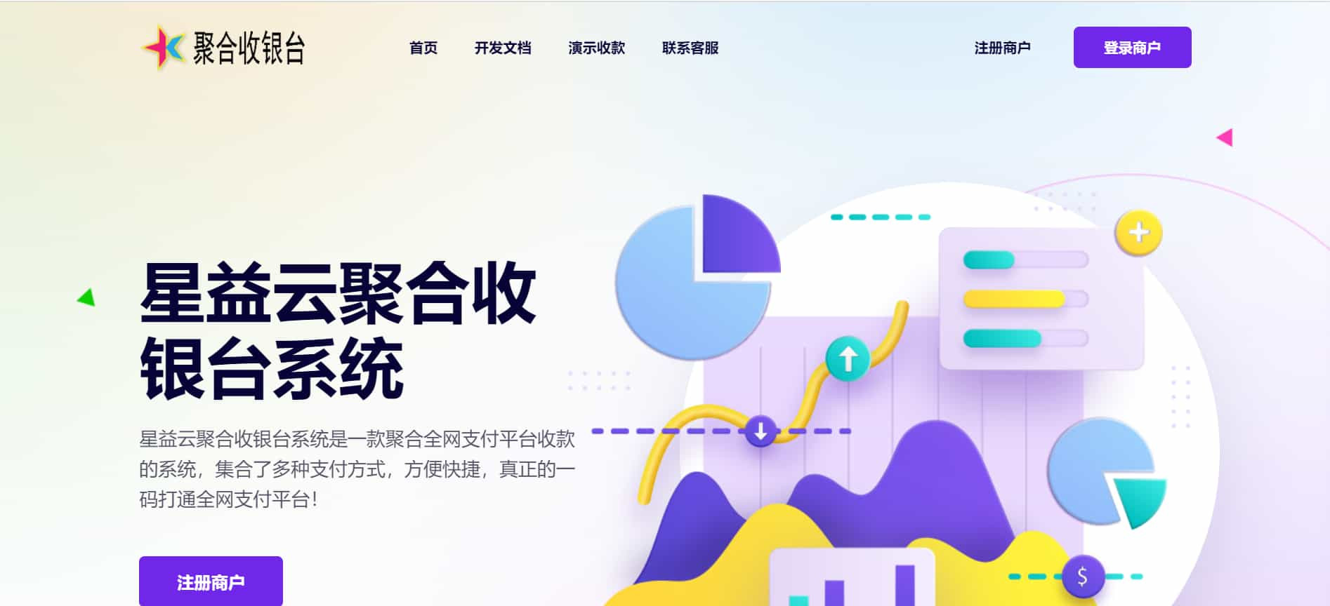 聚合收银三合一系统全开源多模板收款码支付宝微信QQ钱包聚合支付源码TP框架星益云